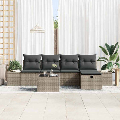 Set di divani 5 pz polyrattan | homemem39