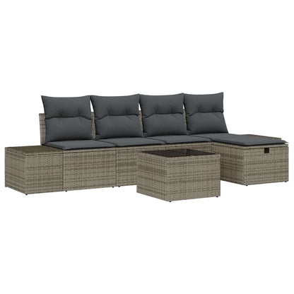 Set di divani 5 pz polyrattan | homemem39