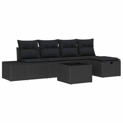 Set di divani 5 pz polyrattan