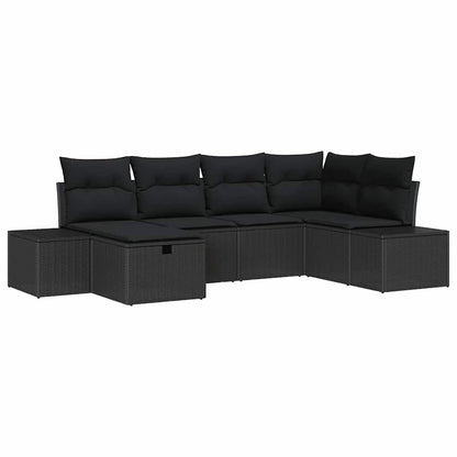 Set di divani con cuscino 6 pcs polyrattan | homemem39