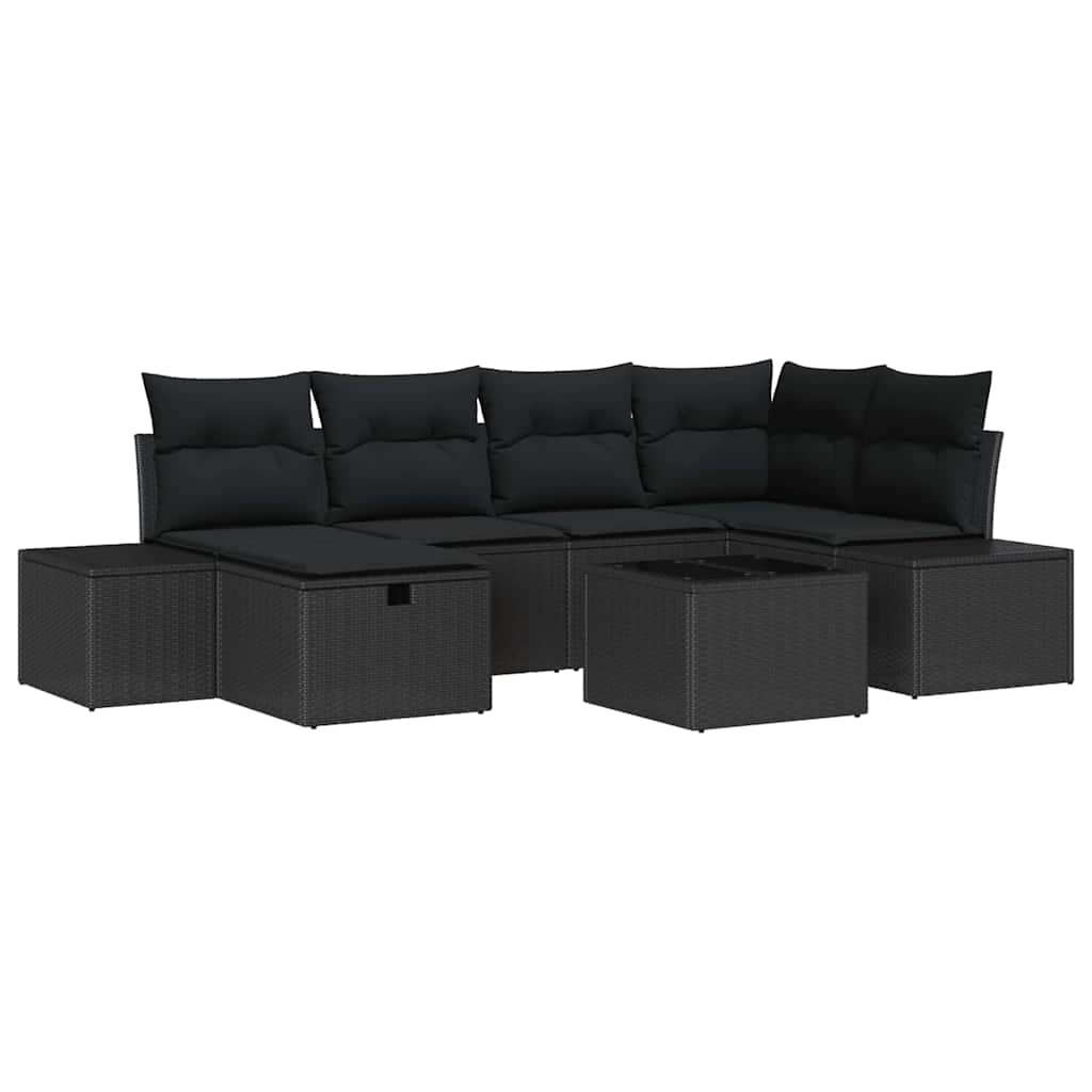 Set di divani con cuscino 6 pcs polyrattan | homemem39