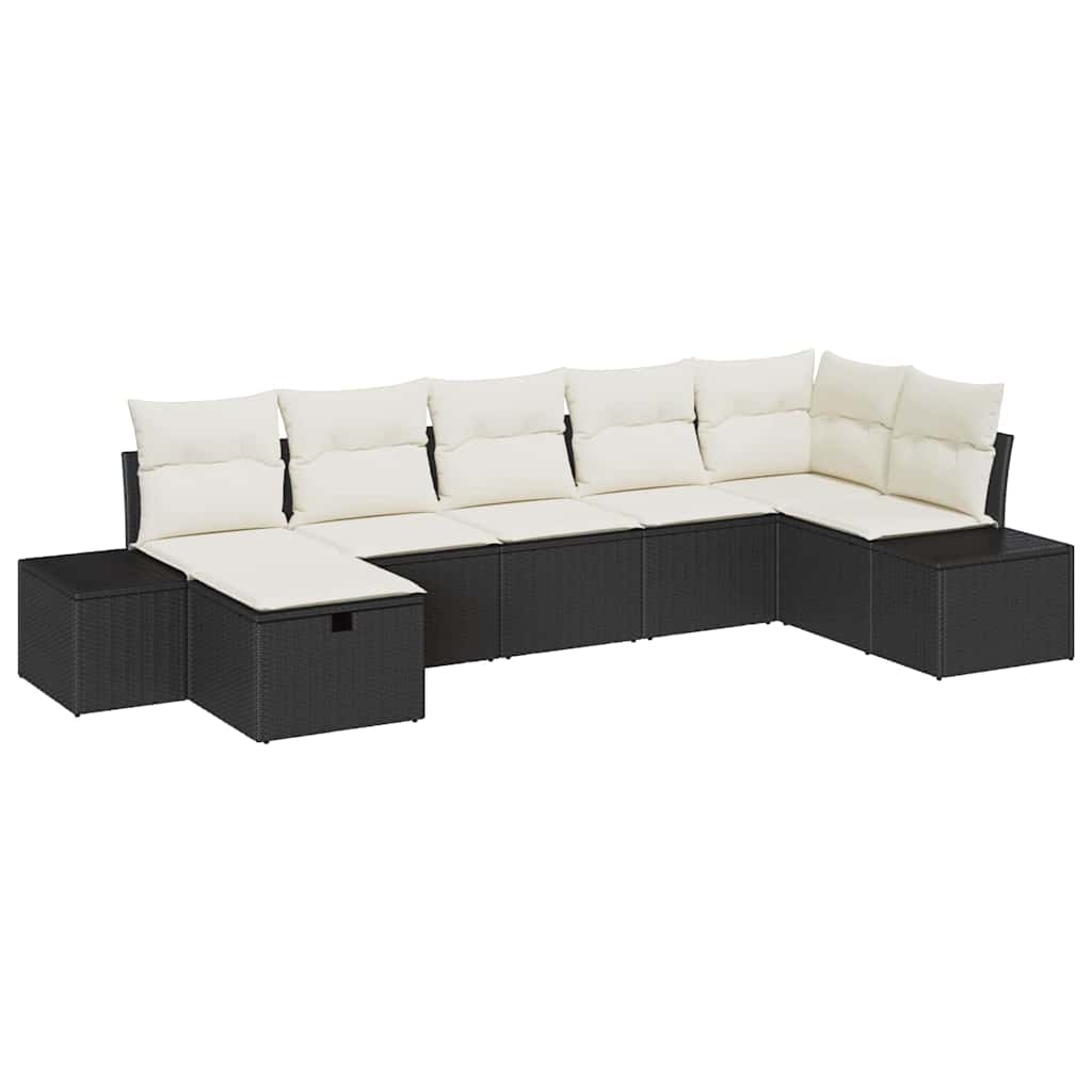 Set di divani con cuscino 8 pcs polyrattan | homemem39