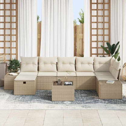 Set di divani con cuscino 8 pcs polyrattan | homemem39