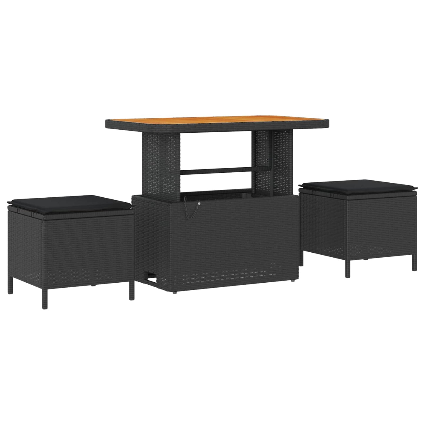 Set Divano da Giardino 12 pz Nero polyrattan | homemem39