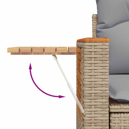 Set Divano da Giardino 8 pcs Beige polyrattan | homemem39
