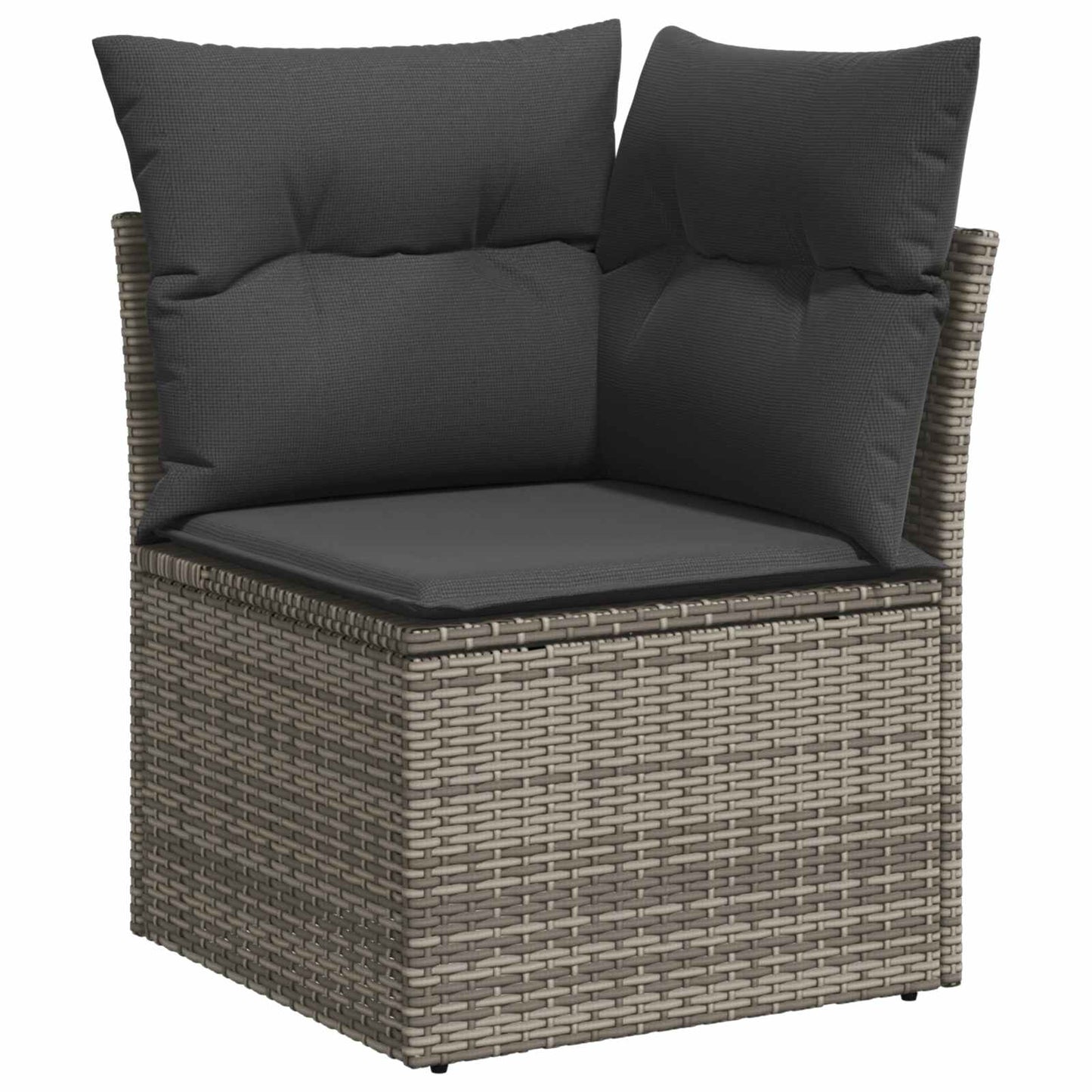 Set Divano da Giardino con cuscino 11 pcs Grigio | homemem39