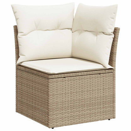 Set Divano da Giardino 8 pz 7-Numero di posti Beige e Crema | homemem39