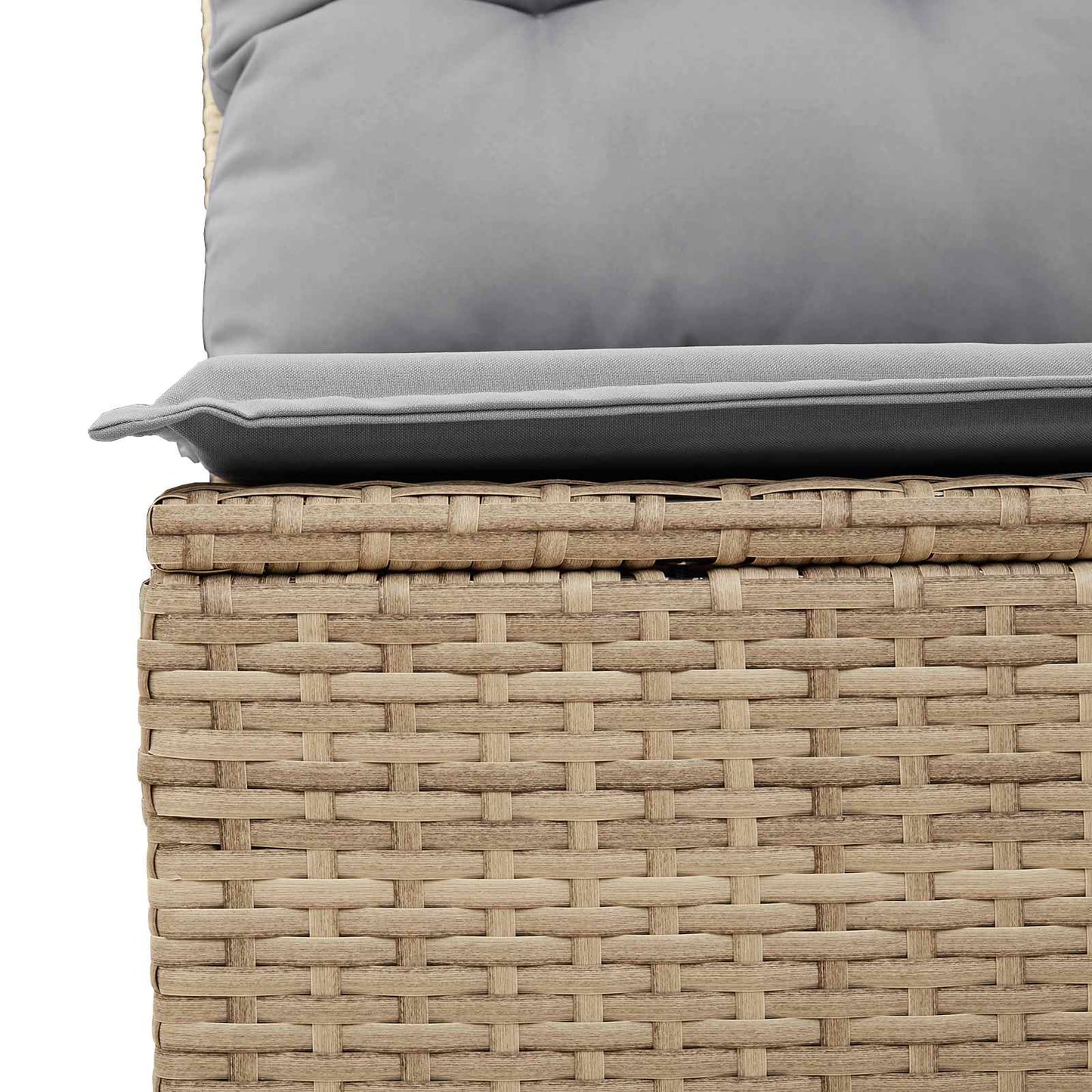 Set Divano da Giardino con cuscino 13 pcs Beige e Grigio Chiaro | homemem39