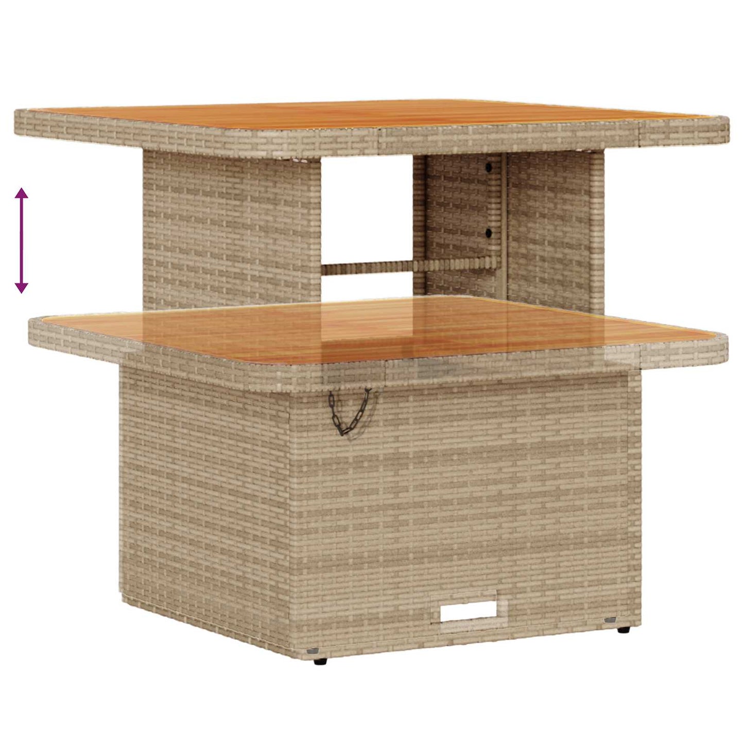 Set Divano da Giardino con cuscino 13 pcs Beige e Grigio Chiaro | homemem39