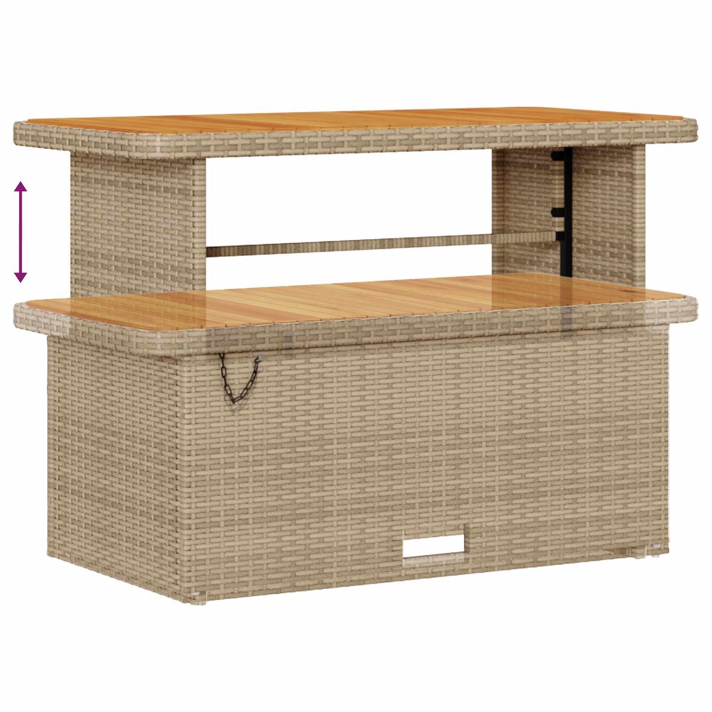 Set Divano da Giardino con cuscino 14 pcs Beige e Grigio Chiaro | homemem39