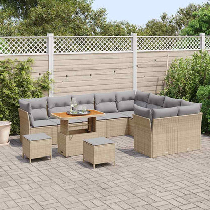 Set Divano da Giardino 12 pz 9-Numero di posti