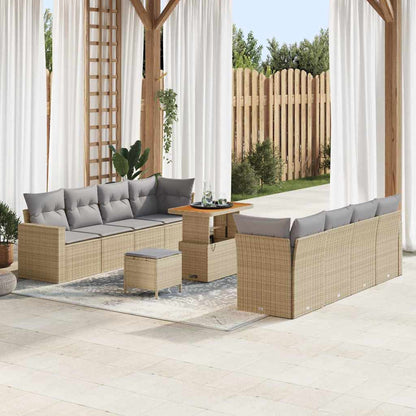 Set Divano da Giardino 12 pz 12-Numero di posti