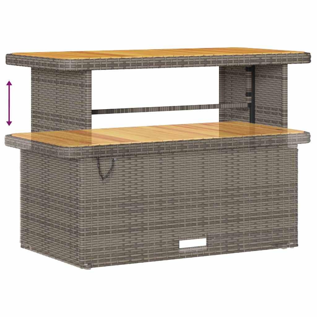 Set Divano da Giardino con cuscino 12 pcs Grigio polyrattan | homemem39