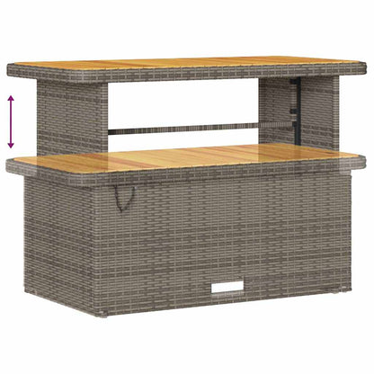 Set Divano da Giardino con cuscino 12 pcs Grigio polyrattan | homemem39