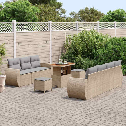 Set Divano da Giardino 10 pz 7-Numero di posti