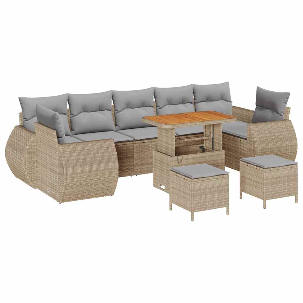 Set Divano da Giardino 10 pz 7-Numero di posti