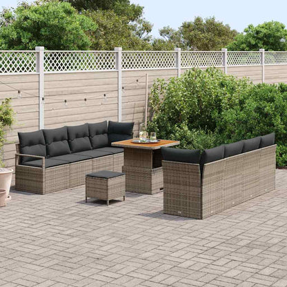Set Divano da Giardino con cuscino Grigio 80 x 80 x 71 cm | homemem39