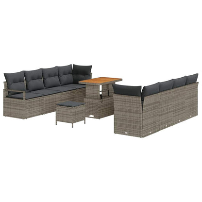 Set Divano da Giardino con cuscino Grigio 90 x 55 x 71 cm | homemem39