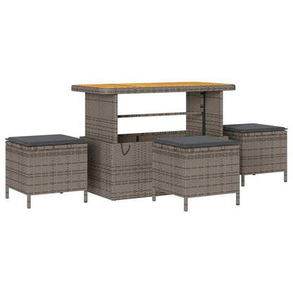 Set Divano da Giardino 13 pcs Grigio chiaro e grigio scuro