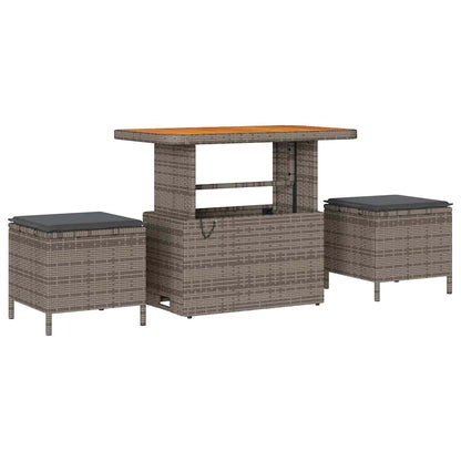 Set Divano da Giardino 13 pcs Grigio Grigio scuro