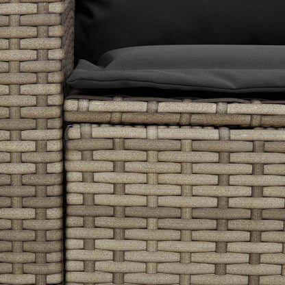 Set Divani da Giardino 4 pz con Cuscini a Forma di L Polyrattan | homemem39