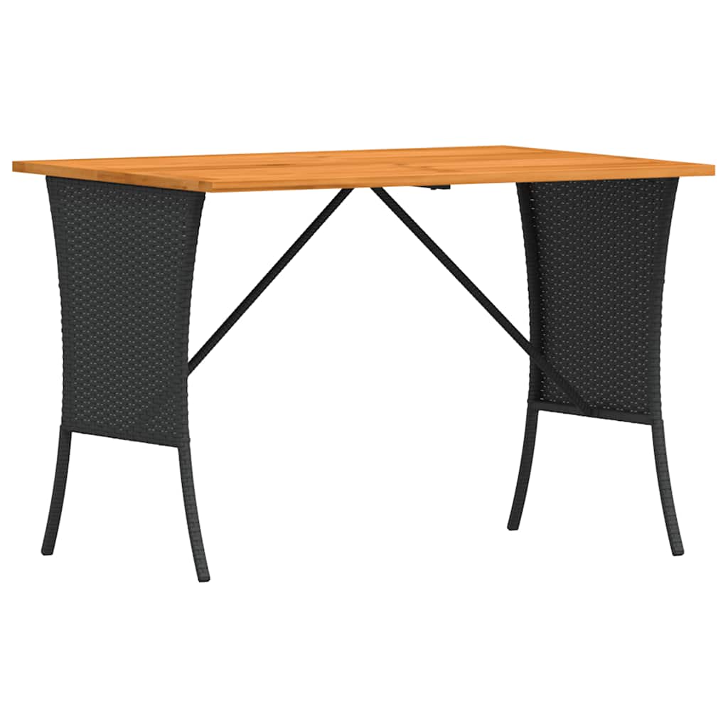 Set Divani da Giardino 3 pz con Cuscini in Polyrattan Nero - homemem39