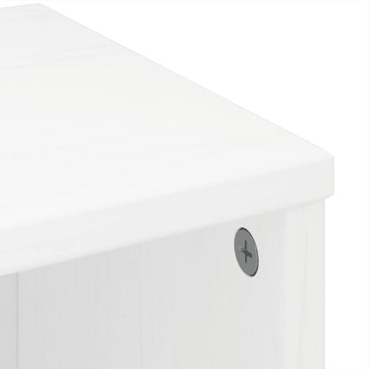 Armadietti Laterali 6 pz ODDA Bianco 40x24x79 cm Legno di Pino - homemem39