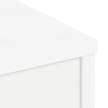 Armadietti Laterali 5 pz ODDA Bianco 40x24x79 cm Legno di Pino - homemem39
