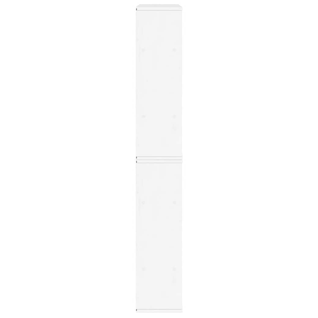 Armadietti Laterali 5 pz ODDA Bianco 40x24x79 cm Legno di Pino