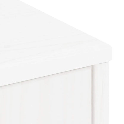 Armadietti Laterali 5 pz ODDA Bianco 40x24x79 cm Legno di Pino - homemem39