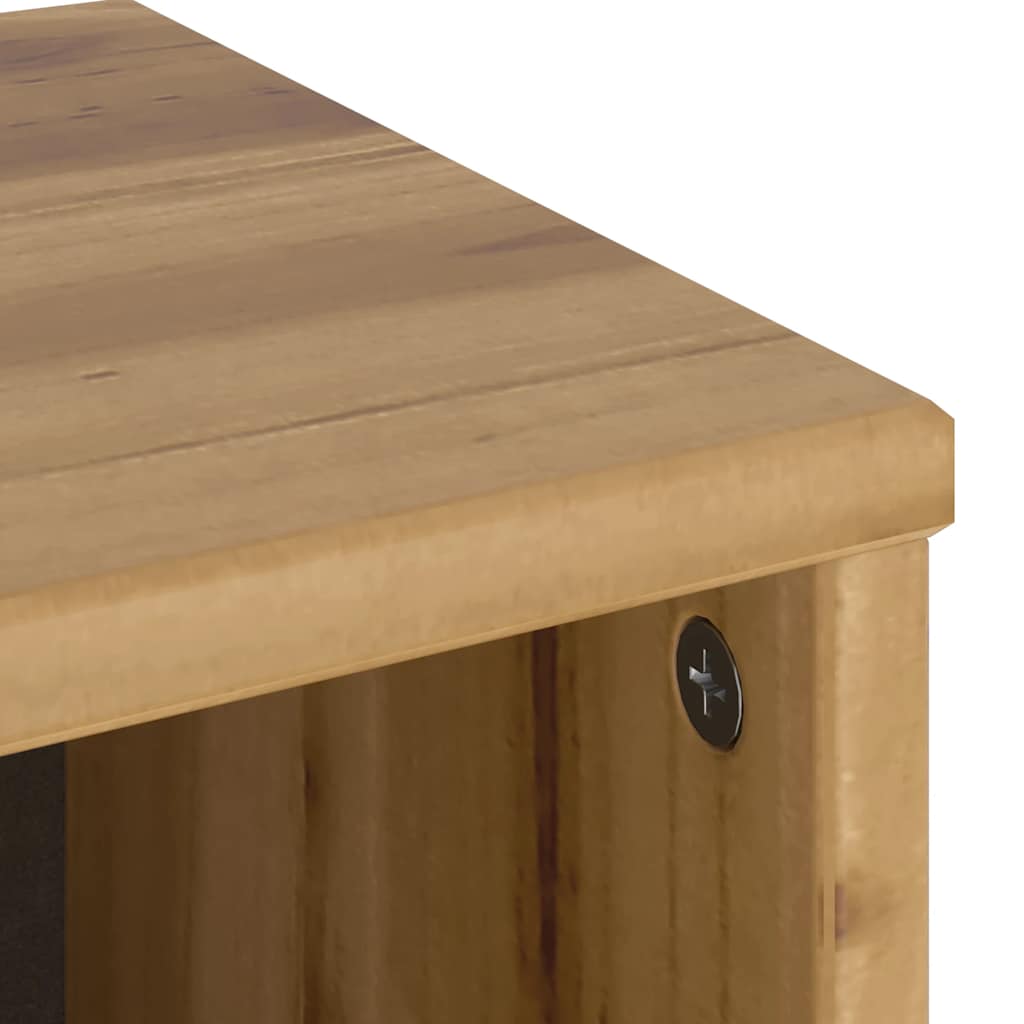 Armadietti Laterali 5 pz ODDA 40x24x79 cm Legno Massello Pino