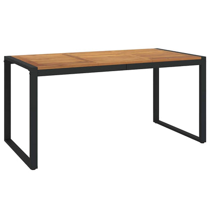 Set da Pranzo per Giardino 7 pcs Nero e Marrone polyrattan | homemem39