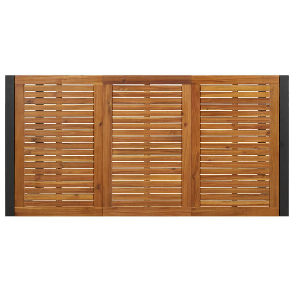 Set da Pranzo per Giardino 7 pcs Beige e Marrone polyrattan | homemem39