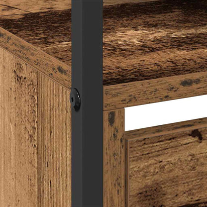 Armadio per Scarpe con porta Legno vecchio 100 x 34 x 112 cm