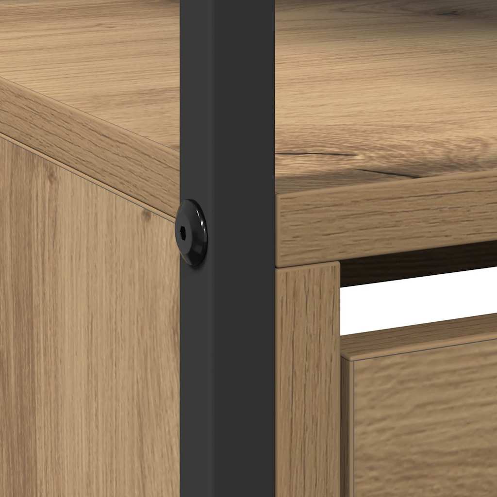 Armadio per Scarpe rovere artigianale 100 x 34 x 112 cm