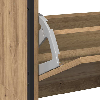 Armadio per Scarpe rovere artigianale 100 x 34 x 112 cm