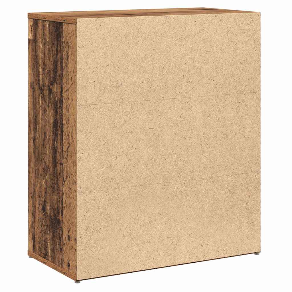 Credenza 2 pcs Legno Antico 60 x 31 x 70 cm Legno multistrato - homemem39