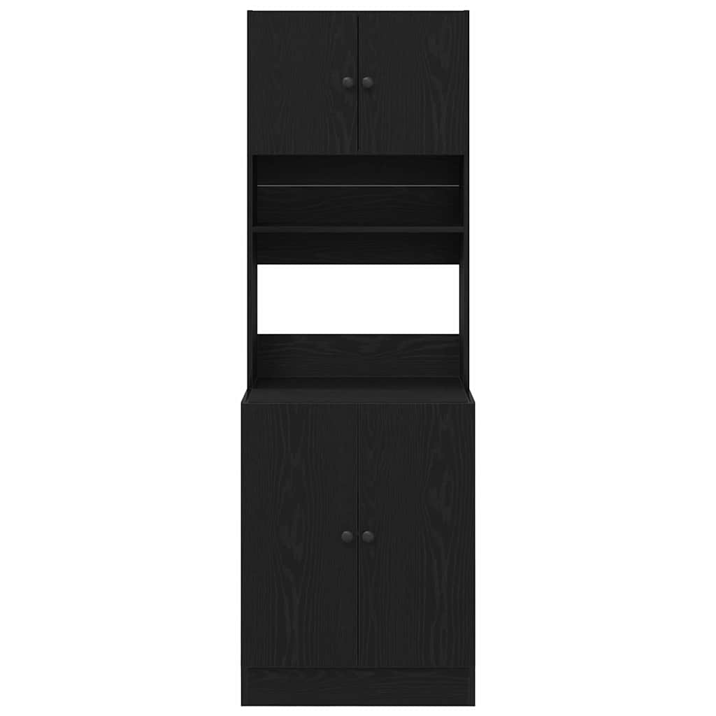 Mobile da cucina Rovere nero 60 x 50 x 180 cm Legno multistrato