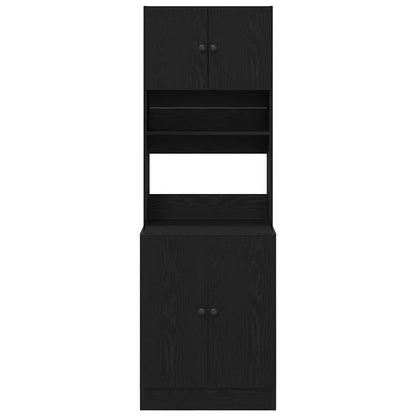 Mobile da cucina Rovere nero 60 x 50 x 180 cm Legno multistrato