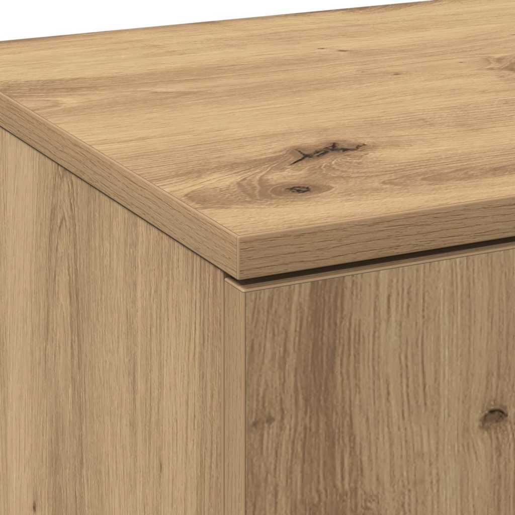 Highboard rovere artigianale 80 x 35 x 180 cm Legno multistrato | homemem39