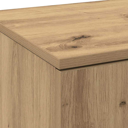 Highboard rovere artigianale 80 x 35 x 180 cm Legno multistrato | homemem39