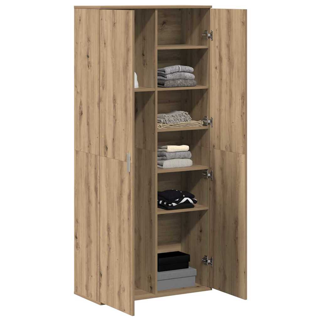 Highboard rovere artigianale 80 x 35 x 180 cm Legno multistrato | homemem39