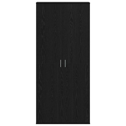 Highboard 80 x 35 x 180 cm Legno ingegnerizzato Rovere nero | homemem39