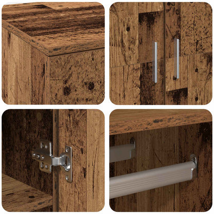 Credenza Legno vecchio 80 x 39 x 178 cm Legno multistrato | homemem39