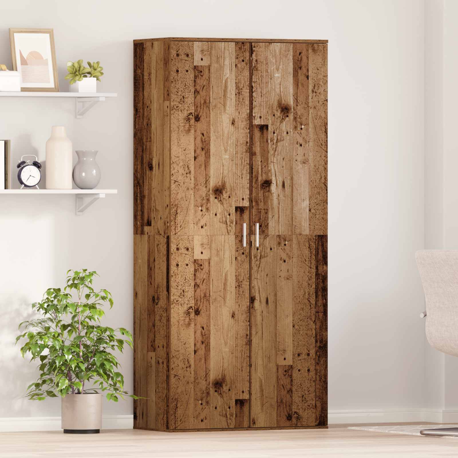 Credenza Legno vecchio 80 x 39 x 178 cm Legno multistrato | homemem39