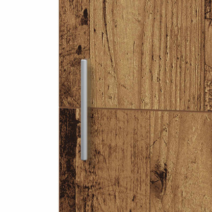 Credenza 2 pcs Legno vecchio 45 x 42,5 x 185 cm