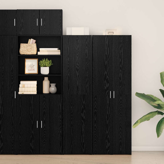 Credenza Rovere Nero 45 x 42,5 x 185 cm | homemem39