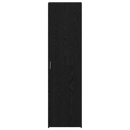 Credenza Rovere nero 50 x 42.5 x 185 cm Legno multistrato - homemem39