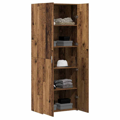 Credenza 2 pcs Legno vecchio 70 x 42,5 x 185 cm