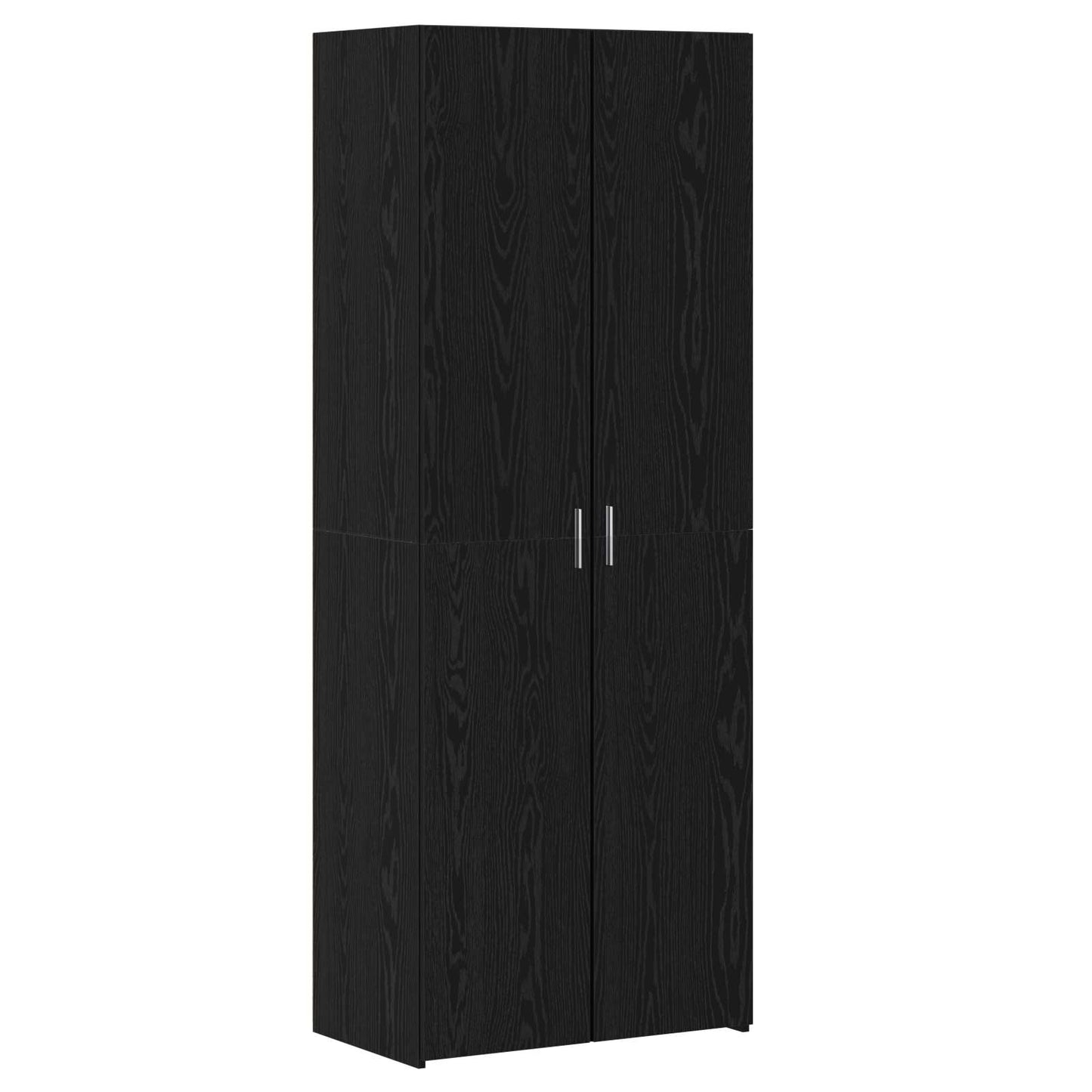 Credenza Rovere nero 70 x 42.5 x 185 cm Legno multistrato